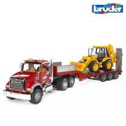 Bruder MACK Granite JCB taşıyan TIR BR02813