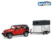 Bruder Jeep Wrangler U. Rubicon & At Nakil Aracı BR02926