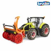 Bruder Class Axion 950 Traktör (Zincirli) ve Kar Atma Aparatı BR03017