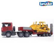 Bruder Scania R-Serisi Caterpillar Buldozer Taşıyan Tır BR03555