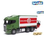 Bruder Scania R-Serisi Konteyner & Forklift BR03580