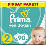 Prima Aktif Bebek Fırsat Paketi Mini 90 Adet 2 Numara