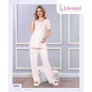 Limissi 2091 Pijama Takımı Pudra - M