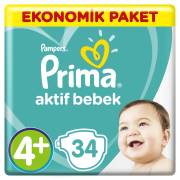 Prima Aktif Bebek Ekonomik Paket 4+ Numara 34 Adet