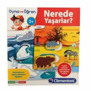 Clementoni Oyna Ve Öğren Nerede Yaşarlar 64432