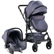 Babyhope BH-3007 Runner Travel Puset - Koyu Füme