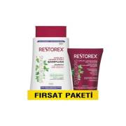 Restorex Işıltılı Bakım Şampuanı 350 Ml+200ml Saç Maskesi