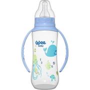 Wee Baby 745 Kulplu PP Biberon 270ml - Mavi