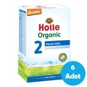 Holle Organik 2 Devam Sütü 600 gr 6-12 Ay - 6 Adet