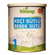 Hünnap Keçi Sütlü Bebek Sütü 1 400 gr