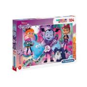 Clementoni - 104 Parça Puzzle Simli Vampirina