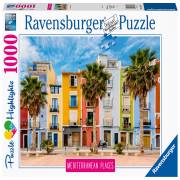 Ravensburger 1000 Parça Puzzle İspanya Renkli Evler 