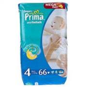 Prima Aktif Bebek Maxi Jumbo Paket 4 Numara 66 Adet 7-18 kg