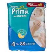 Prima Aktif Bebek Dev Ekonomi Maxi 4 Numara 88 Adet 7-18 kg