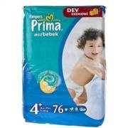 Prima Aktif Bebek Dev Ekonomi Maxi Plus 4+ Numara 76 Adet 9-20 kg