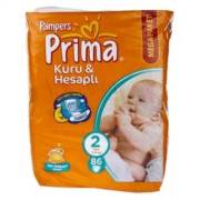 Prima Kuru ve Hesaplı Mini Jumbo Paket 2 Numara 86 Adet 3-6 kg