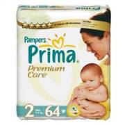 Prima Premium Care Mini 2 Numara Dry Max 64 Adet 3-6 kg