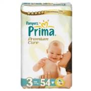 Prima Premium Care Midi 3 Numara Dry Max 54 Adet 4-9 kg