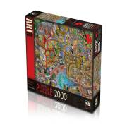 KS Games Puzzle 2000 Parça Pontcheffs Harbour 22504