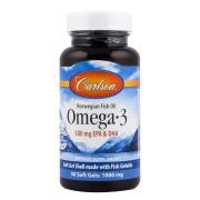 Carlson Omega 3 Balık Yağı Kapsülü 500 mg 