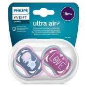  Philips Avent Ultra Air Emzik +18 Ay 2li Kız SCF349/22