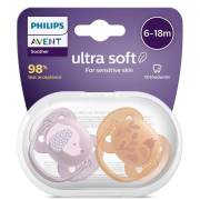 Philips Avent Ultra Soft Yumuşak 2li Emzik 6-18 Ay - SCF091/18