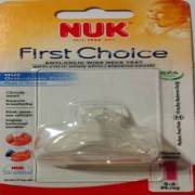 Nuk %0 BPA First Choice Biberon Emziği Silikon No:1 Orta Delik