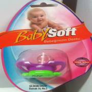 BabySoft Damaklı Silikon Emzik No:2