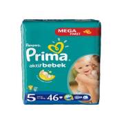 Prima Aktif Bebek Junior Jumbo Paket 5 Numara 46 Adet 11-18 kg