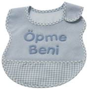 Baby Jem Lüks Öpme Beni Mama Önlüğü - Mavi