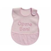 Baby Jem Lüks Öpme Beni Mama Önlüğü - Pembe