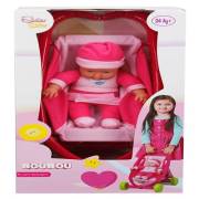 Sunman Pusetli Bebeğim 30 cm - Pembe S00001043