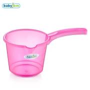 Babyjem Bebek Banyo Maşrapası Şeffaf Pembe