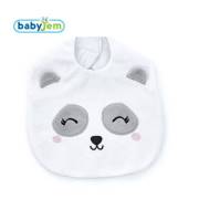 Babyjem Panda Mama Önlüğü Beyaz