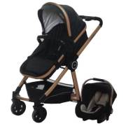 Baby2Go 8034 Power Gold Travel Sistem Bebek Arabası - Siyah