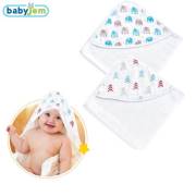 Babyjem Bebek Banyo Havlusu Keseli Fil Desen