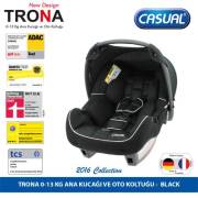 Casual Trona 0-13 Kg Oto Koltuğu - Siyah