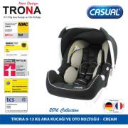 Casual Trona 0-13 Kg Oto Koltuğu - Krem