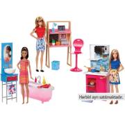 Mattel Barbie Bebek ve Oda Setleri DVX51